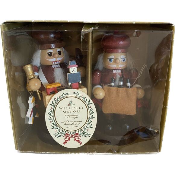 Nutcracker Ornaments Christmas Wellesley Manor Two - Picture 1 of 3